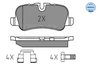 Set placute frana Meyle 025 241 9217