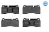 SET PLACUTE FRANA MEYLE 025 242 6118 - Compatibil cu AUDI