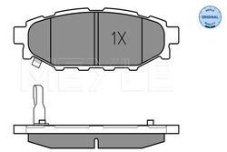 Set placute frana Meyle 025 242 7114/W