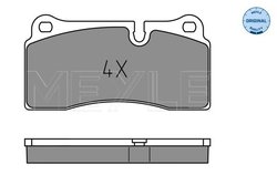 SET PLACUTE FRANA MEYLE 025 242 6118 - Compatibil cu AUDI