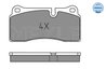 SET PLACUTE FRANA MEYLE 025 242 6118 - Compatibil cu AUDI