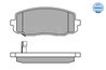 Set placute frana Meyle 025 242 7516/W