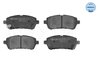 SET PLACUTE FRANA MEYLE 025 242 8316/W - Compatibil cu DAIHATSU, FORD, MAZDA, SUBARU, SUZUKI