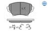 Set placute frana Meyle 025 242 9714/W
