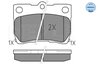 Set placute frana Meyle 025 243 2315/W