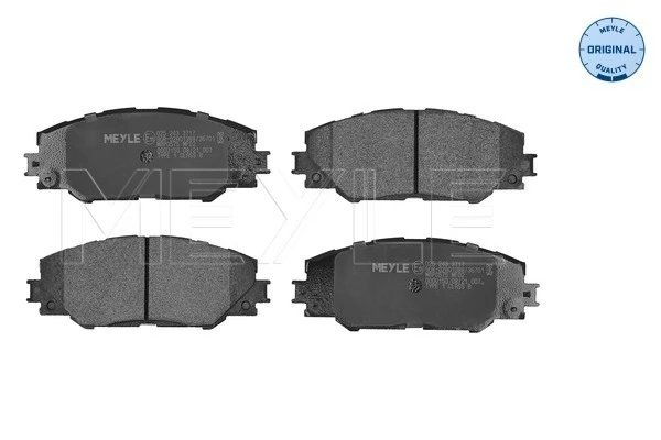 SET PLACUTE FRANA MEYLE 025 243 3717 - Compatibil cu TOYOTA