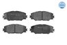 SET PLACUTE FRANA MEYLE 025 243 3717 - Compatibil cu TOYOTA