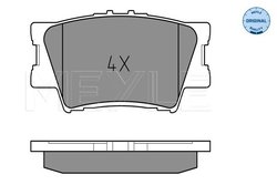 Set placute frana Meyle 025 243 3815