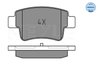 Set placute frana Meyle 025 243 4917/W