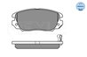 Set placute frana Meyle 025 244 1519/W