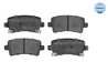 SET PLACUTE FRANA MEYLE 025 244 2116/W - Compatibil cu OPEL, SAAB, VAUXHALL