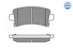 SET PLACUTE FRANA MEYLE 025 244 2116/W - Compatibil cu OPEL, SAAB, VAUXHALL