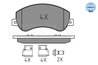 SET PLACUTE FRANA MEYLE 025 244 8418 - Compatibil cu VW