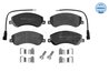 Set placute frana Meyle 025 244 8419/W