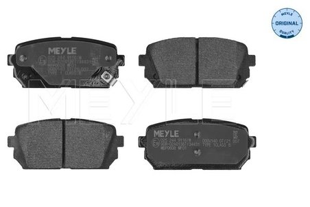 SET PLACUTE FRANA MEYLE 025 244 9116/W - Compatibil cu KIA