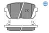 SET PLACUTE FRANA MEYLE 025 244 9116/W - Compatibil cu KIA