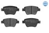 SET PLACUTE FRANA MEYLE 025 245 6317 - Compatibil cu AUDI, SEAT, SKODA, VW