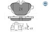 Set placute frana Meyle 025 245 6118/PD