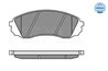 Set placute frana Meyle 025 245 9717/W
