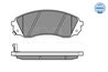 Set placute frana Meyle 025 245 9717/W