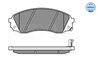 Set placute frana Meyle 025 245 9717/W