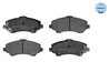 Set placute frana Meyle 025 246 0417