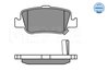 SET PLACUTE FRANA MEYLE 025 246 6415/W - Compatibil cu TOYOTA