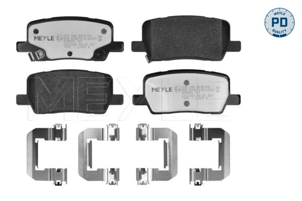 SET PLACUTE FRANA MEYLE 025 246 9616/PD - Compatibil cu TESLA