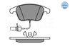 Set placute frana Meyle 025 247 0520/W