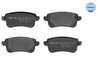 SET PLACUTE FRANA MEYLE 025 248 2016 - Compatibil cu RENAULT