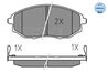 SET PLACUTE FRANA MEYLE 025 248 6417/W - Compatibil cu CHEVROLET