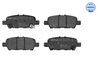 SET PLACUTE FRANA MEYLE 025 248 7113/W - Compatibil cu INFINITI, NISSAN, RENAULT, SUZUKI