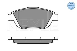 SET PLACUTE FRANA MEYLE 025 248 8318 - Compatibil cu CITROEN, DS, JEEP, OPEL, PEUGEOT, VAUXHALL