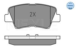 Set placute frana Meyle 025 249 3415/W