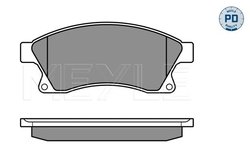 SET PLACUTE FRANA MEYLE 025 250 3118/PD - Compatibil cu CHEVROLET, OPEL, VAUXHALL
