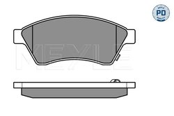 SET PLACUTE FRANA MEYLE 025 250 3118/PD - Compatibil cu CHEVROLET, OPEL, VAUXHALL