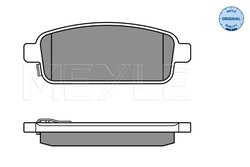 SET PLACUTE FRANA MEYLE 025 250 9616/W - Compatibil cu CHEVROLET, OPEL, VAUXHALL