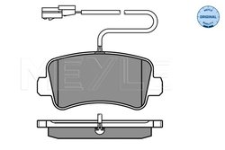 SET PLACUTE FRANA MEYLE 025 251 1218/W - Compatibil cu NISSAN, OPEL, RENAULT, VAUXHALL
