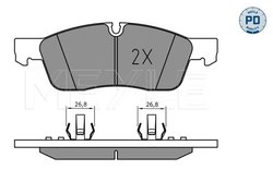 SET PLACUTE FRANA MEYLE 025 251 9219/PD - Compatibil cu MERCEDES-BENZ