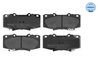 Set placute frana Meyle 025 252 0917