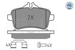 SET PLACUTE FRANA MEYLE 025 252 1518/PD - Compatibil cu MERCEDES-BENZ