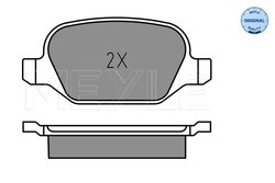 Set placute frana Meyle 025 252 3717