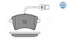 Set placute frana Meyle 025 252 9118