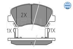 Set placute frana Meyle 025 253 4818