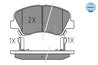 Set placute frana Meyle 025 253 4818