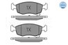Set placute frana Meyle 025 253 2317