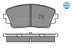SET PLACUTE FRANA MEYLE 025 253 6516 - Compatibil cu KIA