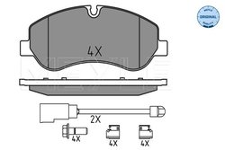 Set placute frana Meyle 025 256 0217