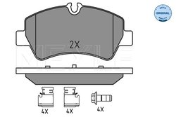 Set placute frana Meyle 025 256 0418