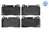 SET PLACUTE FRANA MEYLE 025 256 4317 - Compatibil cu AUDI, PORSCHE